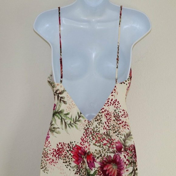 NWT Haute Hippie wild Floral-print silk Godet Gown Size 10 - Picture 10 of 11
